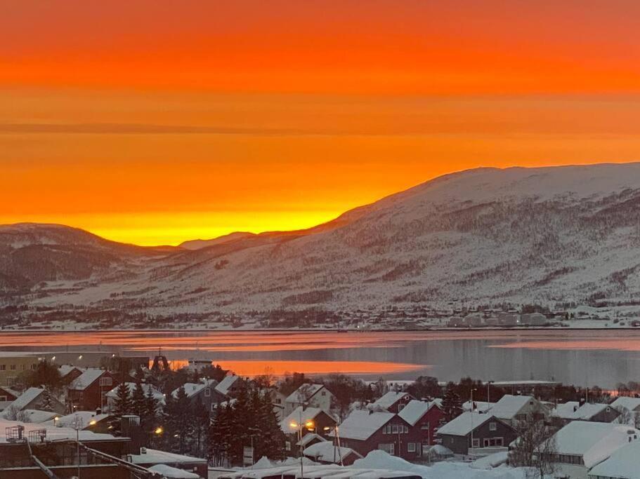 Aurora Apartment Very Close To Cable Car And Sherpatrappa Tromsø Eksteriør billede